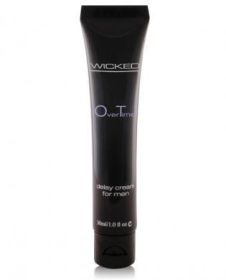 Wicked sensual care collection 1oz delay cream/prolonger for men - overtime